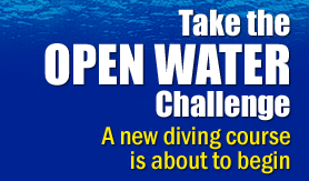 Acepta el reto Open Water. Un nuevo curso de buceo esta por comenzar